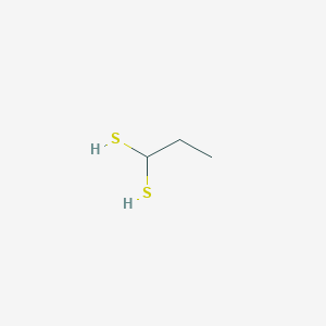 molecular formula C3H8S2 B8562081 1,1-Propanedithiol CAS No. 88497-17-0