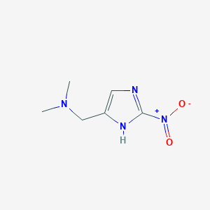 molecular formula C6H10N4O2 B8562117 dimethyl-(2-nitro-1H-imidazol-4-ylmethyl)-amine CAS No. 50441-06-0