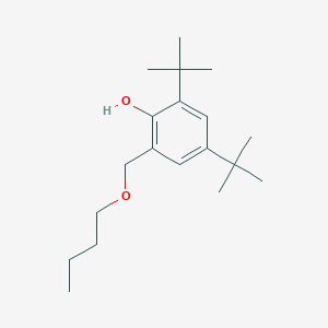 2,4-Di-t-butyl-6-butoxymethyl-1-hydroxybenzene