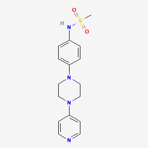N-{4-[4-(Pyridin-4-yl)piperazin-1-yl]phenyl}methanesulfonamide