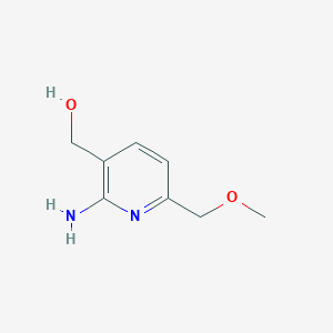 (2-Amino-6-methoxymethyl-pyridin-3-yl)methanol