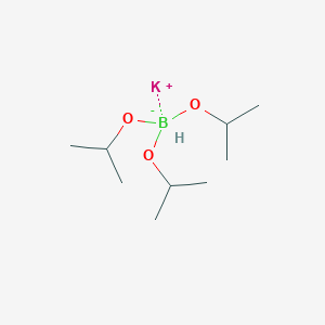 molecular formula C9H22BKO3 B8562225 Potassiotriisopropoxyboron(V) 