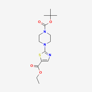 Tert-butyl 4-(5-ethoxycarbonylthiazol-2-yl)piperazine-1-carboxylate