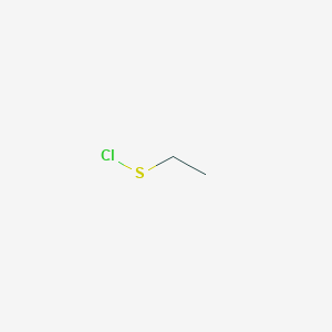 molecular formula C2H5ClS B8562255 Ethanesulfenyl chloride CAS No. 1496-75-9