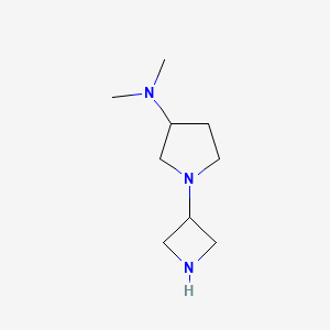 1-(azetidin-3-yl)-N,N-dimethylpyrrolidin-3-amine