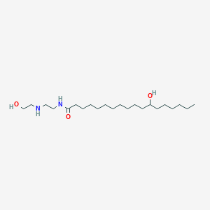 12-Hydroxy-N-{2-[(2-hydroxyethyl)amino]ethyl}octadecanamide