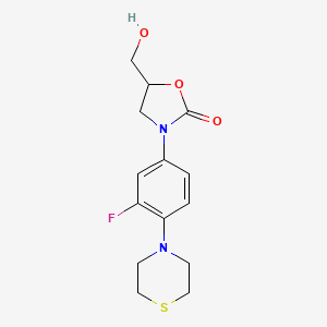 [3-[3-Fluoro-4-(4-thiomorpholinyl)phenyl]-2-oxo-5-oxazolidinyl]methanol
