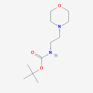 molecular formula C11H22N2O3 B8562605 tert-butyl N-[2-(morpholin-4-yl)ethyl]carbamate 
