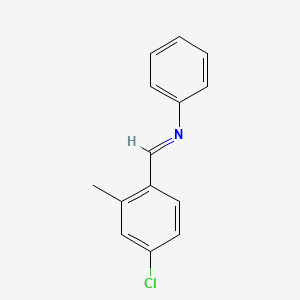 N-[(4-chloro-2-methylphenyl)-methylene]benzeneamine