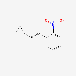 1-(2-Cyclopropylethenyl)-2-nitrobenzene