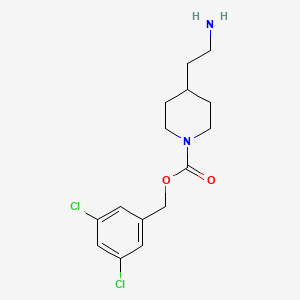 3,5-Dichlorobenzyl 4-(2-aminoethyl)piperidine-1-carboxylate