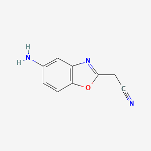 5-Amino-2-benzoxazoleacetonitrile