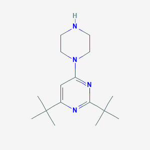 2,4-Di-tert-butyl-6-piperazin-1-ylpyrimidine