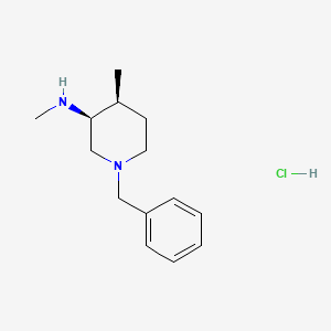 rel-(3S,4S)-1-Benzyl-N,4-dimethylpiperidin-3-amine hydrochloride