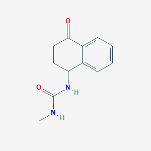 N-Methyl-N'-(4-oxo-1,2,3,4-tetrahydronaphthalen-1-yl)urea
