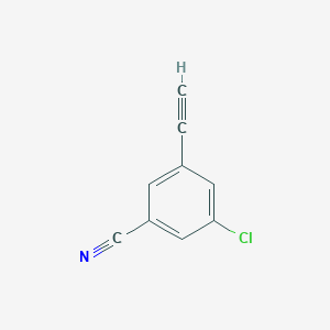 3-Chloro-5-ethynylbenzonitrile