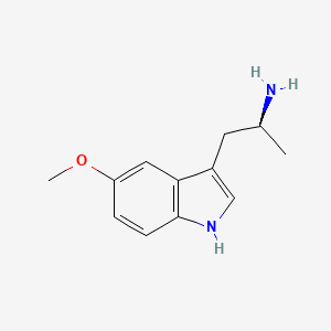 1H-Indole-3-ethanamine, 5-methoxy-alpha-methyl-, (alphaS)-
