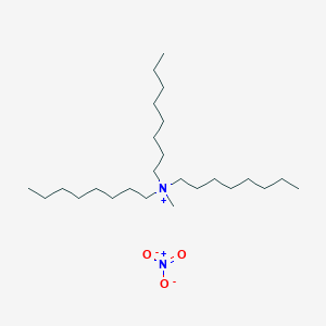 molecular formula C25H54N2O3 B8563230 tricaprylylmethylammonium nitrate CAS No. 6243-39-6