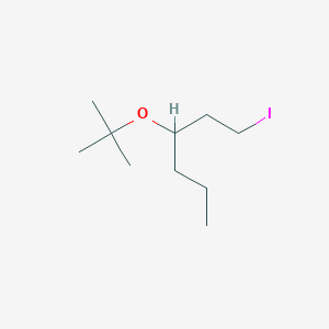 3-(Tert-butoxy)-1-iodohexane