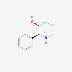 (2S,3S)-2-phenylpiperidin-3-ol