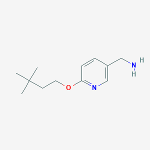 5-Aminomethyl-2-(3,3-dimethyl-butoxy)-pyridine