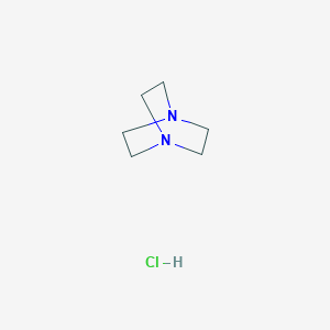 molecular formula C6H13ClN2 B8563394 1,4-Diazabicyclo[2.2.2]octane, hydrochloride CAS No. 63872-66-2