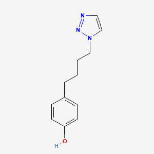 4-(4-[1,2,3]Triazol-1-yl-butyl)phenol