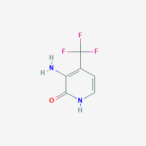 molecular formula C6H5F3N2O B8563428 3-Amino-4-trifluoromethyl-2-pyridinone 