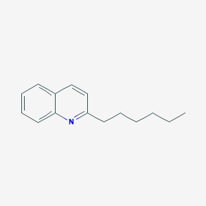 molecular formula C15H19N B8563525 2-Hexylquinoline CAS No. 90860-81-4