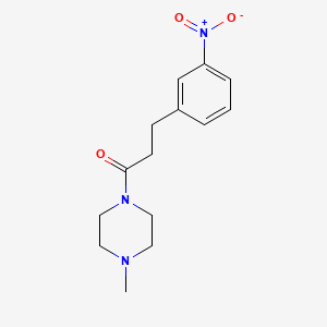 3-(3-Nitrophenyl)-1-(4-methylpiperazinyl)propan-1-one