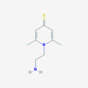1-(2-Aminoethyl)-2,6-dimethylpyridine-4(1H)-thione