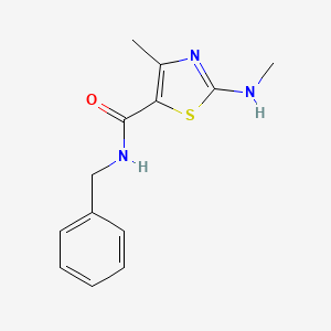 N-benzyl-4-methyl-2-(methylamino)thiazole-5-carboxamide