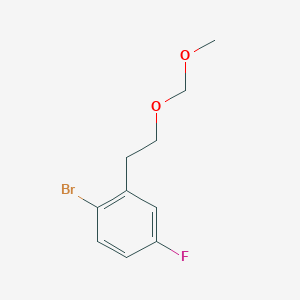 1-Bromo-4-fluoro-2-[2-(methoxymethoxy)ethyl]benzene