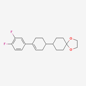 1,4-Dioxaspiro[4.5]decane, 8-[4-(3,4-difluorophenyl)-3-cyclohexen-1-yl]-