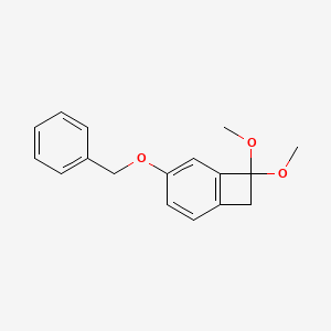 5-(Benzyloxy)-1,1-dimethoxy-1,2-dihydrocyclobutabenzene