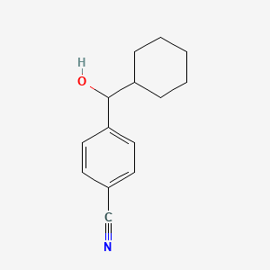 4-(Cyclohexyl-hydroxy-methyl)-benzonitrile