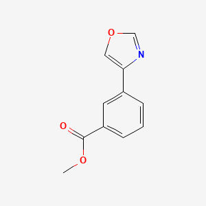 3-Oxazol-4-yl-benzoic acid methyl ester