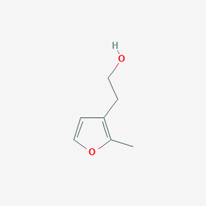 molecular formula C7H10O2 B8564117 2-(2-Methyl-furan-3-yl)-ethanol 