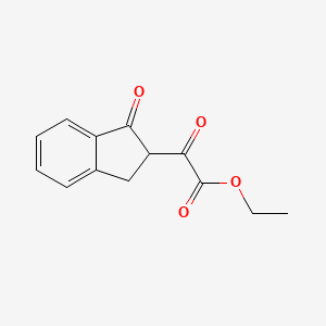 2-Oxo-2-(1-oxoindan-2-yl)acetic acid ethyl ester