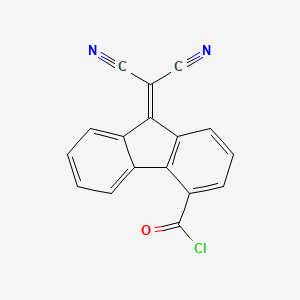 9-(Dicyanomethylidene)-9H-fluorene-4-carbonyl chloride