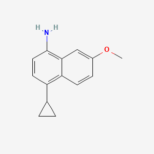 1-Amino-4-cyclopropyl-7-methoxynaphthalene