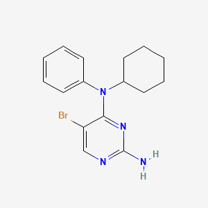 5-Bromo-N4-cyclohexyl-N4-phenyl-pyrimidine-2,4-diamine