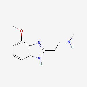 [2-(7-methoxy-1H-benzoimidazol-2-yl)-ethyl]-methyl-amine