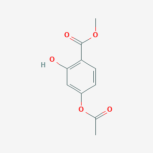 molecular formula C10H10O5 B8564375 methyl 4-acetyloxy-2-hydroxybenzoate 
