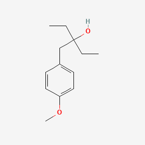 1,1-Diethyl-2-(4-methoxyphenyl)ethanol