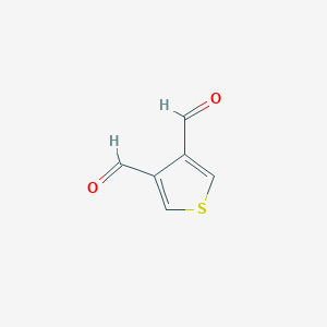 molecular formula C6H4O2S B085644 Thiophene-3,4-dicarbaldehyde CAS No. 1073-31-0
