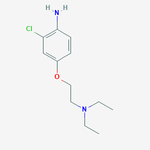 [2-(3-Chloro-4-aminophenoxy)ethyl]diethylamine