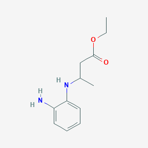Ethyl 3-(2-aminophenylamino)butanoate