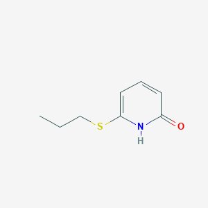 molecular formula C8H11NOS B8564486 6-n-Propylthio-2-pyridinol 
