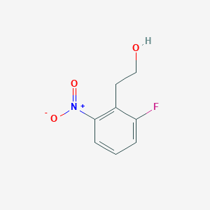 molecular formula C8H8FNO3 B8564505 2-Nitro-6-fluorobenzeneethanol 